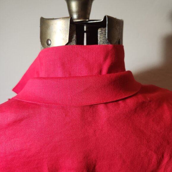 Elie Tahari Linen/Cotton Long Sleeved Dress Size 6 - Picture 7 of 7